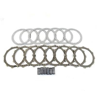 Rareelectrical - Clutch Friction Steel Plates Springs Kit Compatible With 1997-2002 Suzuki Rm250 Rm 250 249Cc