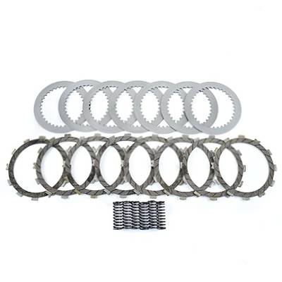 Rareelectrical - Clutch Friction Steel Plates Springs Kit Compatible With 2007-2009 Suzuki Rm-Z250 Rmz250 249Cc Dohc