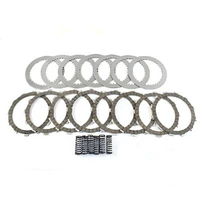 Rareelectrical - Clutch Friction Steel Plates Springs Kit Compatible With 2005-2007 Suzuki Rm-Z450 Rmz450 449Cc Dohc