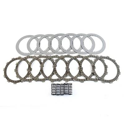 Rareelectrical - Clutch Friction Steel Plates Springs Kit Compatible With 2006-2015 Kawasaki Kx450f 2006-2011 Klx450r