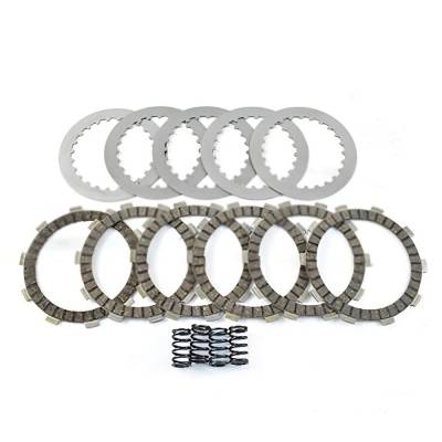 Rareelectrical - Clutch Friction Steel Plates Springs Kit Compatible With 1983-1995 Honda Xr250r 249Cc 1986-1995
