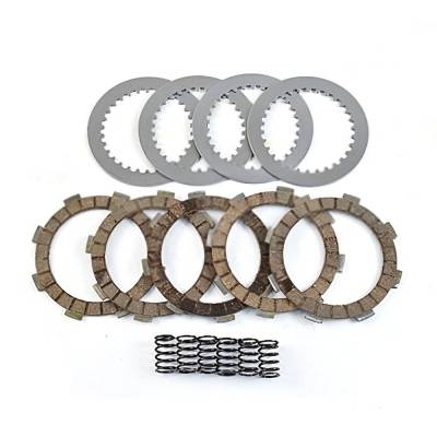 Rareelectrical - Clutch Plate Kit Compatible With Kawasaki Kx 60 Kx60 Single Cylinder Liquid Cooled 2-Stroke 60Cc