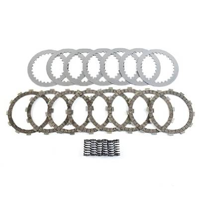 Rareelectrical - Clutch Friction Steel Plates Springs Kit Compatible With 2004-2017 Honda Crf450r 2004-2015 Crf450x