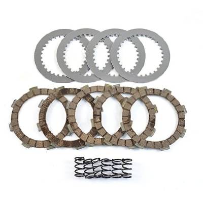 Rareelectrical - Clutch Friction Steel Plates Springs Kit Compatible With 2000-2025 Kawasaki Kx65 65Cc 2-Stroke