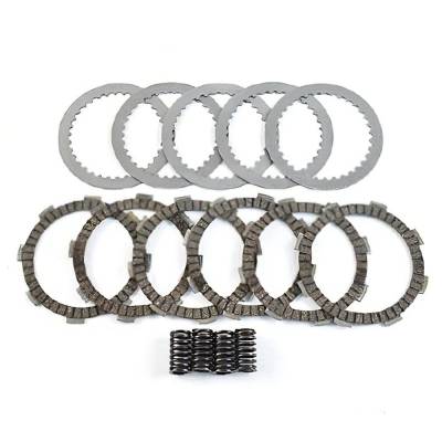Rareelectrical - Clutch Friction Steel Plates Springs Kit Compatible With 1998-2021 Kawasaki Kx100 100Cc Kx85 Kx85-Ii
