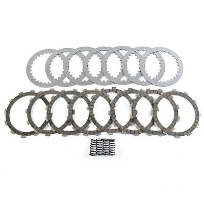 Rareelectrical - Clutch Friction Steel Plates Springs Kit Compatible With 2009-2010 Honda Crf450r Crf 450R 449Cc Sohc