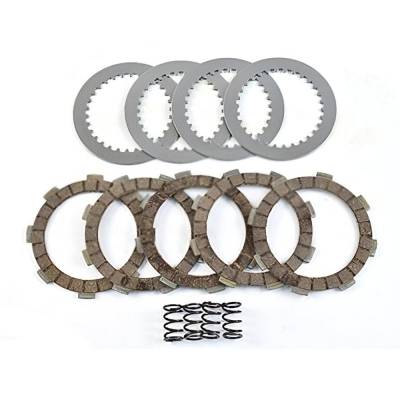 Rareelectrical - Clutch Friction Steel Plates Springs Kit Compatible With 2002-2005 Kawasaki Klx110 Klx 110 112Cc