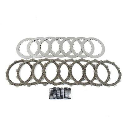 Rareelectrical - Clutch Friction Steel Plates Springs Kit Compatible With 2005-2015 Yamaha Wr450f Wr 450F 449Cc Dohc