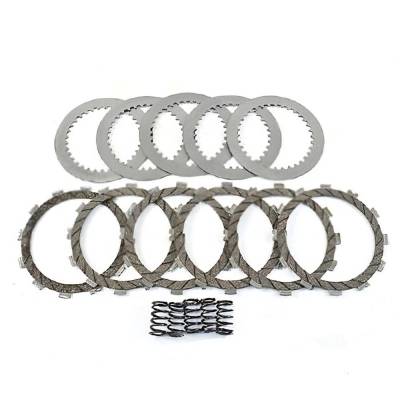Rareelectrical - Clutch Friction Steel Plates Springs Kit Compatible With 1985-2005 Kawasaki Klr250 Klr 250 249Cc