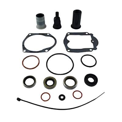 Rareelectrical - Lower Unit Gearcase Seal Kit Compatible With 1994-2005 Mercury 25Hp 30Hp 40Hp 2-Cyl 3-Cyl 2-Stroke