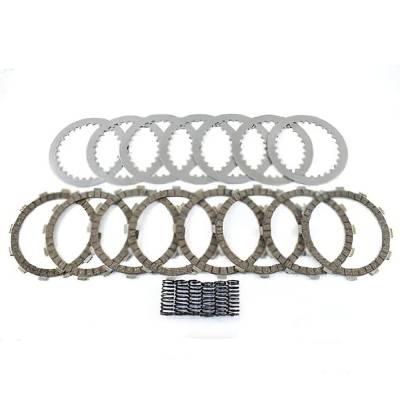 Rareelectrical - Clutch Friction Steel Plates Springs Kit Compatible With 1994-2007 Honda Cr250r Cr 250R 249Cc