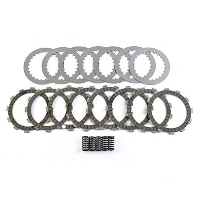 Rareelectrical - Clutch Friction Steel Plates Springs Kit Compatible With 2004-2007 Honda Crf250r Crf 250R 249Cc Dohc