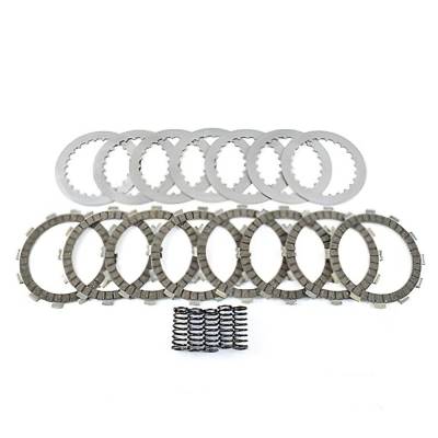 Rareelectrical - Clutch Friction Steel Plates Springs Kit Compatible With 2010-2017 Honda Crf250r Crf 250R 249Cc Dohc