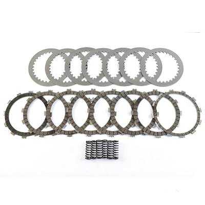 Rareelectrical - Clutch Friction Steel Plates Springs Kit Compatible With 2006-2025 Yamaha Raptor 700R Yfm700r Se