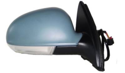 Rareelectrical - New Door Mirror Compatible With Pair Volkswagen 05-10 Jetta Power W/ Heat Puddle Lamp Signal