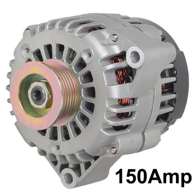 Rareelectrical - New 150A Alternator Compatible With Chevrolet Kodiak Gmc Topkick C4500 C5500 C6500 C7500 V8 8.1L