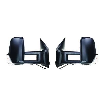 Rareelectrical - Left Driver & Right Passenger Side Door Mirror Compatible With 2007-2018 Dodge Sprinter 2500 Dodge