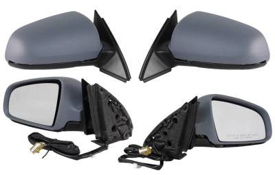 Rareelectrical - New Left Driver & Right Passenger Side Door Mirror Fits 2002-2008 Audi A4 Audi A4 Quattro Power