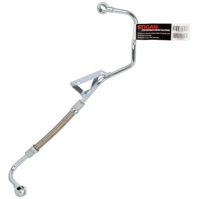 Rareelectrical - New Turbo Oil Line Compatible With Audi A4 Base 2.0L L4 2005-2008 A4 Quattro Avant 2.0L L4 2006-2008