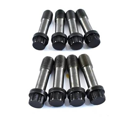 Rareelectrical - Connecting Rod Bolt Kit 8-Pack Compatible With 1987-2018 Mercury Mariner Optimax Pro Xs 75-300Hp
