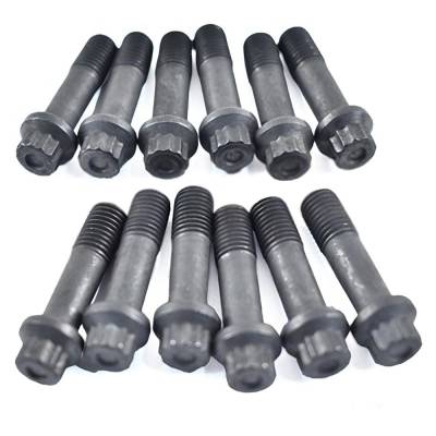 Rareelectrical - Connecting Rod Bolt Kit 12-Pack Compatible With 1985-2000 Johnson Evinrude V4 V6 V8 3.685 Bore