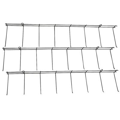 RAREELECTRICAL - Belt Rack Display Organizer For Small Engine Drive Belts 35-3/4 Inch 8 Slots 6-1/2 Inch Prong Length
