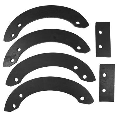 Rareelectrical - Snow Blower Auger Paddle Set 6 Piece Rubber Kit Compatible With Honda Hs520 Hs520as Hs520asa Hs520k1