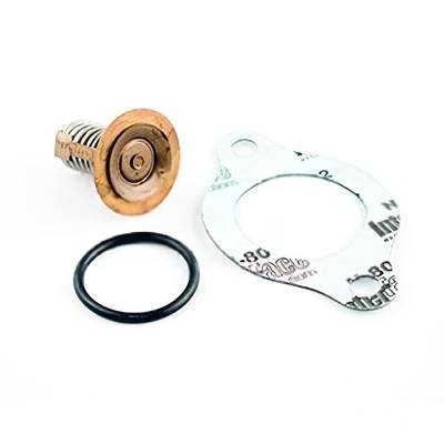 Rareelectrical - New 160°F Operating Temperature Thermostat Kit Compatible With Omc I/O Volvo Penta Cobra By 780-530