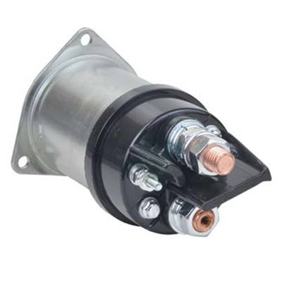 Rareelectrical - New Starter Solenoid Compatible With Champion Cummins Caterpillar 24V 4-Terminal 3 Hole Mount Flange