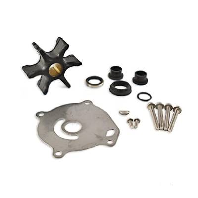 Rareelectrical - New Water Pump Service Kit Compatible With Johnson/Evinrude 4 Cyl 3.500 Bore Cross Flow 135 Hp 4 Cyl