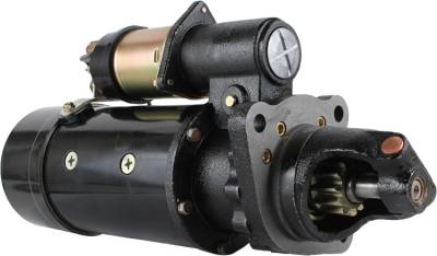 Rareelectrical - New 24V Starter Motor Compatible With Caterpillar Equipment 42Mt Dd Ccw Left Hand Mount 12-Tooth