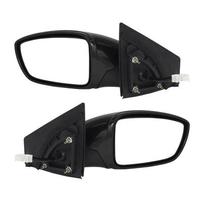 Rareelectrical - Left Driver & Right Passenger Side Door Mirror Compatible With 2011-2014 Hyundai Sonata Power Manual