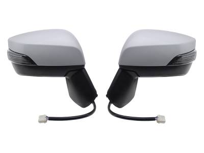 Rareelectrical - New Door Mirror Pair Compatible With Subaru Crosstrek Xv 15 Su1320135 91054Va201 91036Va041