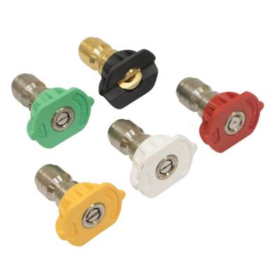 RAREELECTRICAL - Spray Nozzle Kit 5-Pack, 1/4" Quick Disconnect Coupler, 4.5 Orifice Size, 5000 Psi Maximum Pressure