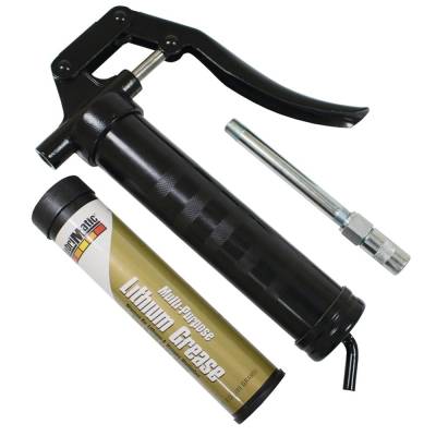 RAREELECTRICAL - Micro Grease Gun 3Oz Cartridge Capacity One-Handed Pistol Grip Fast Two-Way Loading Premium