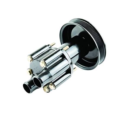 RAREELECTRICAL - Sea Water Pump Compatible With Mercruiser 350 Mag 357 454 502 Bravo Alpha Serpentine Belt With