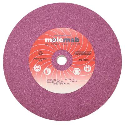Rareelectrical - Ruby Blade Grinding Wheel 8" Od X 1" Thick X 5/8" Arbor Hole 46 Grit Aluminum Oxide Compatible With