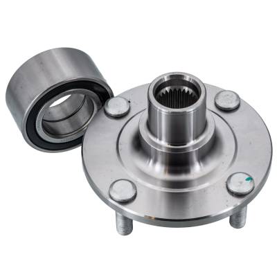 RAREELECTRICAL - Rear Spindle Hub Assembly Compatible With 2002-2006 Nissan Sentra Fwd 4-Lug Abs Pre-Assembled Direct