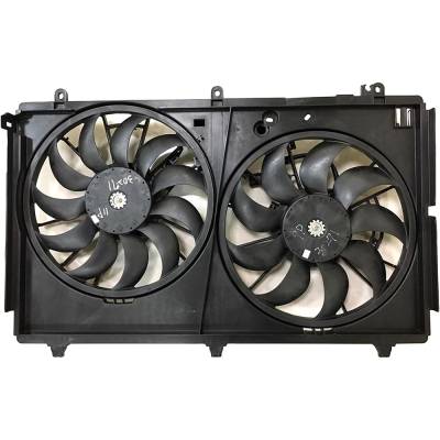 Rareelectrical - New Dual Radiator And Condenser Fan Compatible With Mitsubishi Outlander Es Le Se Sel Sp Sport