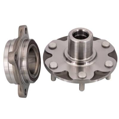 RAREELECTRICAL - Front Spindle Hub Assembly Compatible With 2005-2009 Toyota Tacoma 4Wd/Rwd 6-Lug Abs Pre-Assembled