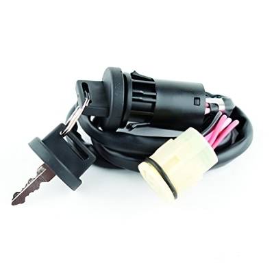 Rareelectrical - New Ignition Key Switch Compatible With 2003-2022 Honda Trx650fa Trx650fga Trx680fa Trx680fga Rincon