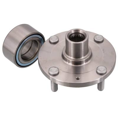 RAREELECTRICAL - Rear Spindle Hub Assembly Compatible With 2003-2009 Kia Spectra 2005-2009 Kia Spectra5 Fwd 4-Lug Abs
