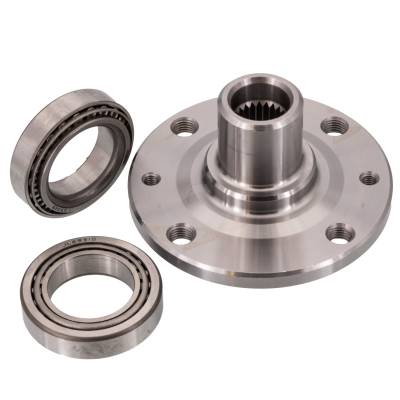 RAREELECTRICAL - Rear Spindle Hub Assembly Compatible With 2001-2002 Kia Rio Fwd 4-Lug Abs Pre-Assembled Direct