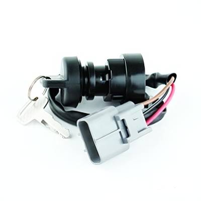 Rareelectrical - New Ignition Switch 2 Keys Compatible With 2002-2014 Yamaha Grizzly 660 Grizzly 350 Big Bear 400