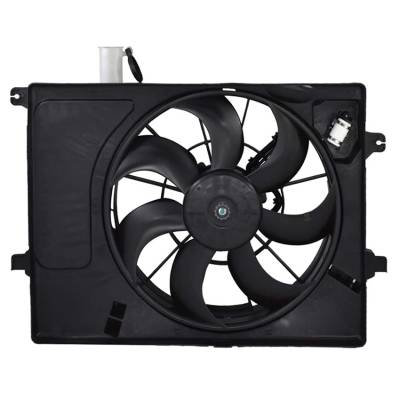 Rareelectrical - New Dual Radiator Condenser Fan Assembly Compatible With 2014 Kia Forte Forte5 Forte Koup 2011-2014
