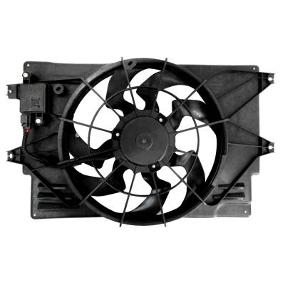Rareelectrical - New Cooling Fan Assembly With Control Module Compatible With 2018-2020 Hyundai Elantra Gt 2017-2020