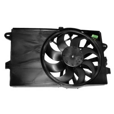 Rareelectrical - Cooling Fan Assembly Fits 2012-2019 Fiat 500 OEM Pa+Gf 68073673Aa 68184569Ab 68184569Ac With Shroud