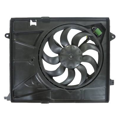 Rareelectrical - New Dual Radiator And Condenser Fan Compatible With Chevrolet Trax 2015 2016 By Part Numbers