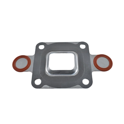 Rareelectrical - Dry Joint Exhaust Elbow Gasket Closed Cooling Block-Off Compatible With 2002+ Mercruiser V6 V8 4.3L