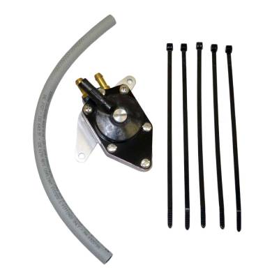Rareelectrical - No Vro Fuel Pump Compatible With 1980-2001 Johnson Evinrude 50Hp 55Hp 2-Cyl 3.187" Looper 25Hp 30Hp